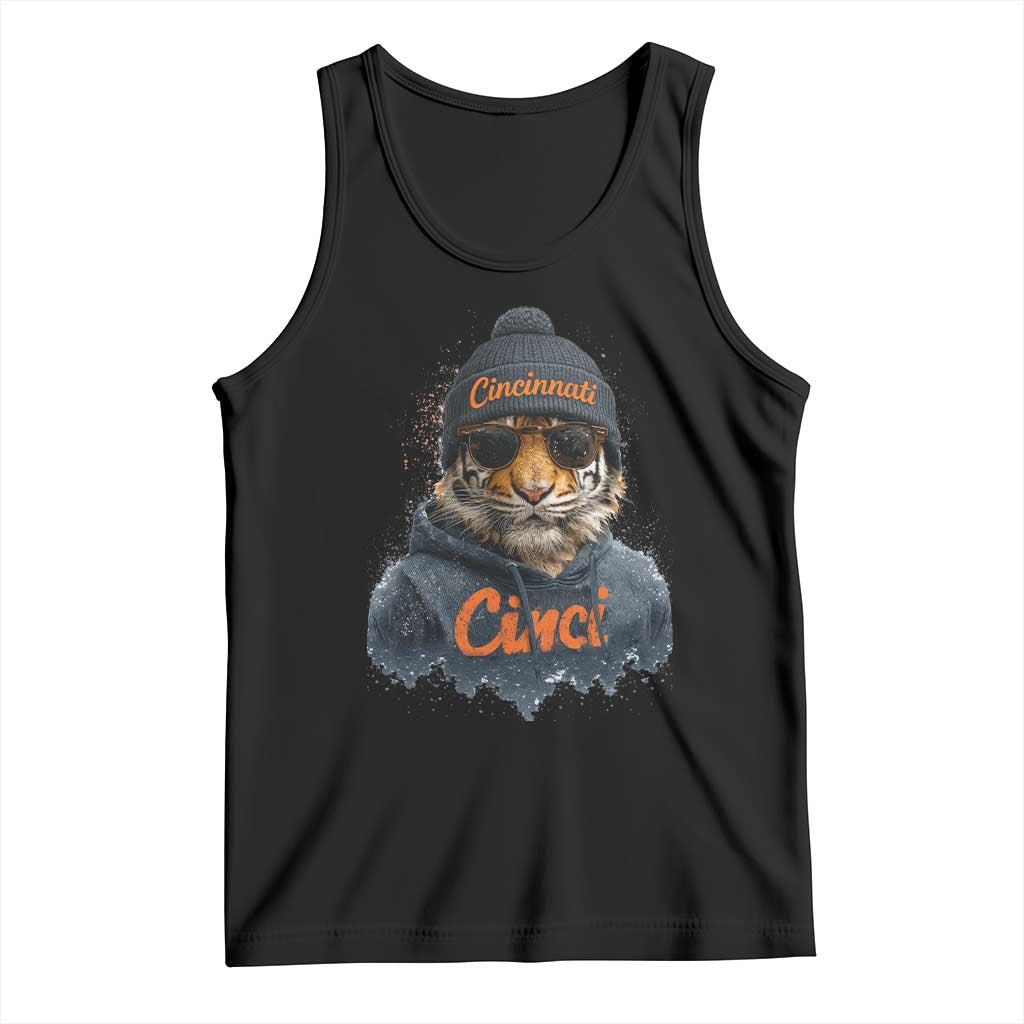 BFT Game Day Tank Top Retro Vintage Watercolors TS10 Black Print Your Wear