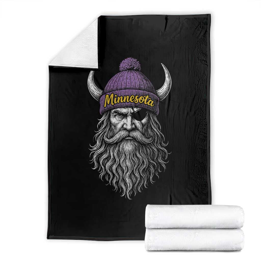 Vintage VF Throw Blanket Retro Football Sports Fan MFV TS10 Black Print Your Wear