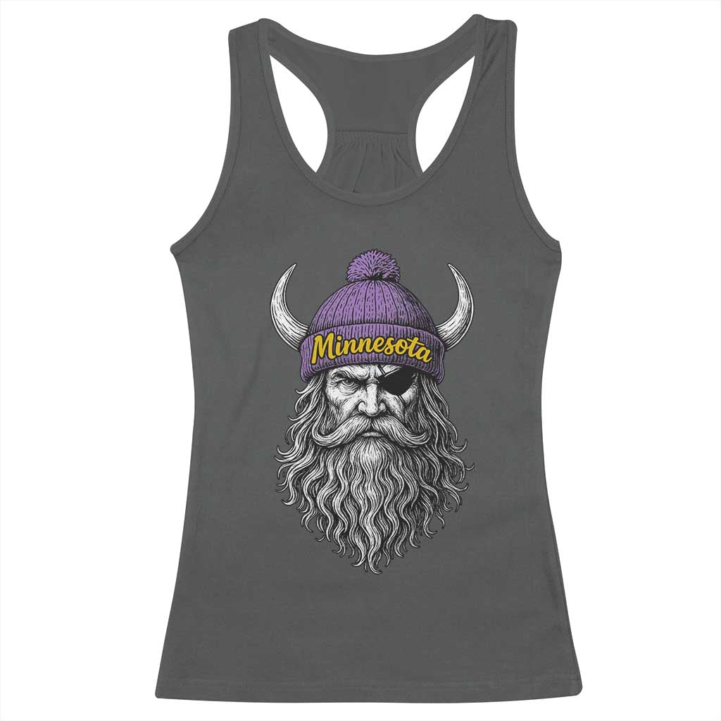 Vintage VF Racerback Tank Top Retro Football Sports Fan MFV TS10 Dark Heather Print Your Wear