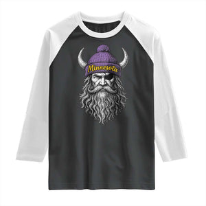 Vintage VF Raglan Shirt Retro Football Sports Fan MFV TS10 Black White Print Your Wear