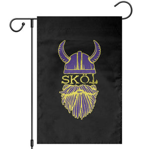 Skol Nordic Scandinavian Warrior Helmet Garden Flag Retro Football Sports Fan MFV TS10 Black Print Your Wear