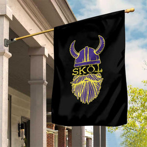 Skol Nordic Scandinavian Warrior Helmet Garden Flag Retro Football Sports Fan MFV TS10 Print Your Wear