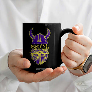 Skol Nordic Scandinavian Warrior Helmet Coffee Mug Retro Football Sports Fan MFV TS10 Print Your Wear