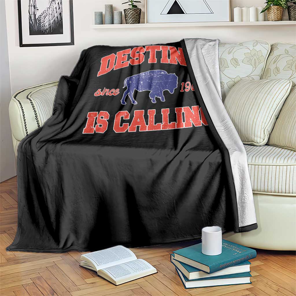 BFB Game Day Throw Blanket Vintage Destiny is Calling Victory Monday TS10 Print Your Wear