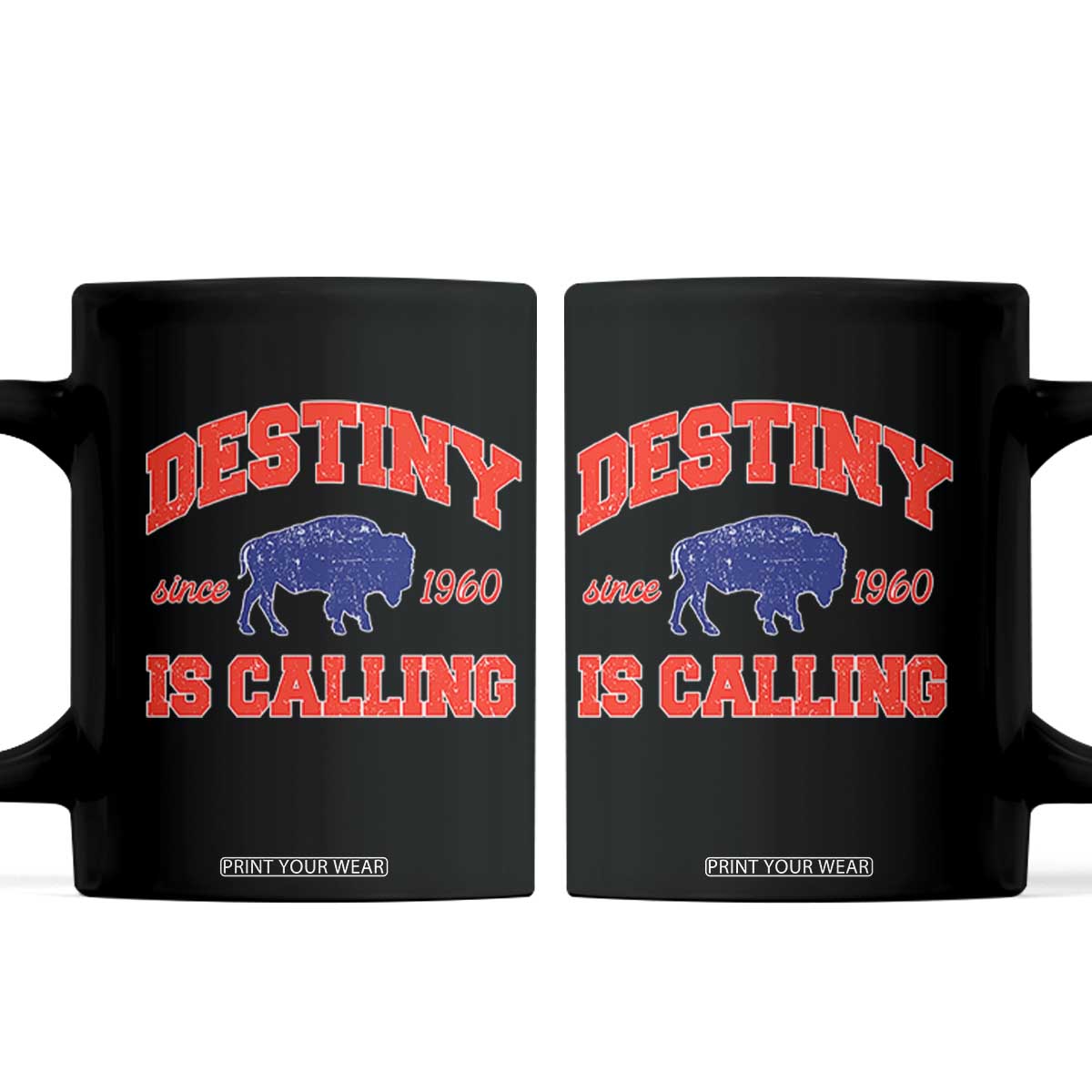 BFB Game Day Coffee Mug Vintage Destiny is Calling Victory Monday TS10 Black Print Your Wear