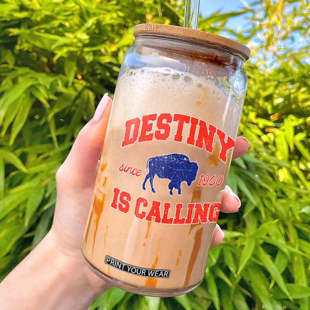 BFB Game Day Glass Can Vintage Destiny is Calling Victory Monday TS10 Black Print Your Wear
