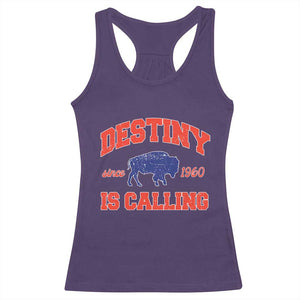 BFB Game Day Racerback Tank Top Vintage Destiny is Calling Victory Monday TS10 Purple Print Your Wear