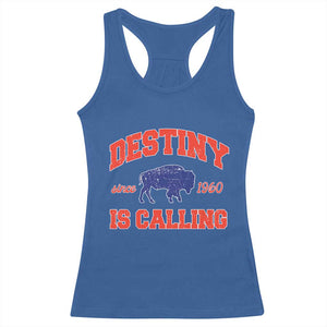 BFB Game Day Racerback Tank Top Vintage Destiny is Calling Victory Monday TS10 Royal Blue Print Your Wear