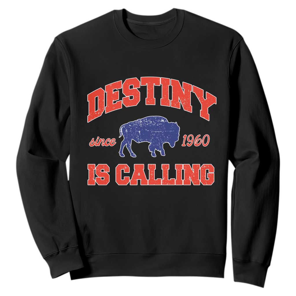 BFB Game Day Sweatshirt Vintage Destiny is Calling Victory Monday TS10 Black Print Your Wear