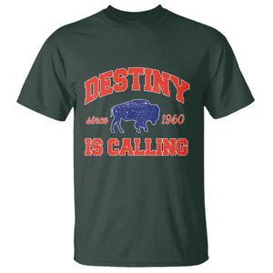 BFB Game Day T Shirt Vintage Destiny is Calling Victory Monday TS10 Dark Forest Green Print Your Wear