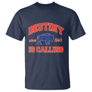 BFB Game Day T Shirt Vintage Destiny is Calling Victory Monday TS10 Navy Print Your Wear