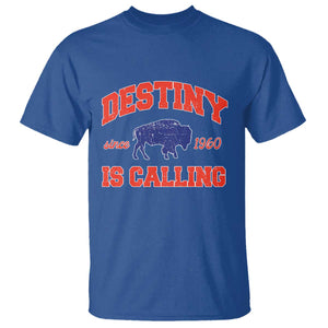 BFB Game Day T Shirt Vintage Destiny is Calling Victory Monday TS10 Royal Blue Print Your Wear