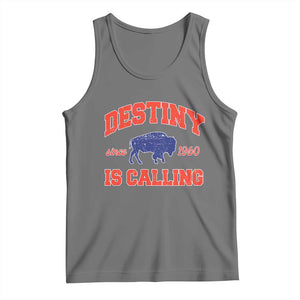BFB Game Day Tank Top Vintage Destiny is Calling Victory Monday TS10 Black Heather Print Your Wear