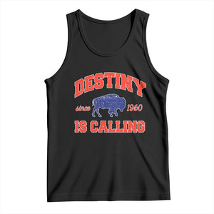 BFB Game Day Tank Top Vintage Destiny is Calling Victory Monday TS10 Black Print Your Wear