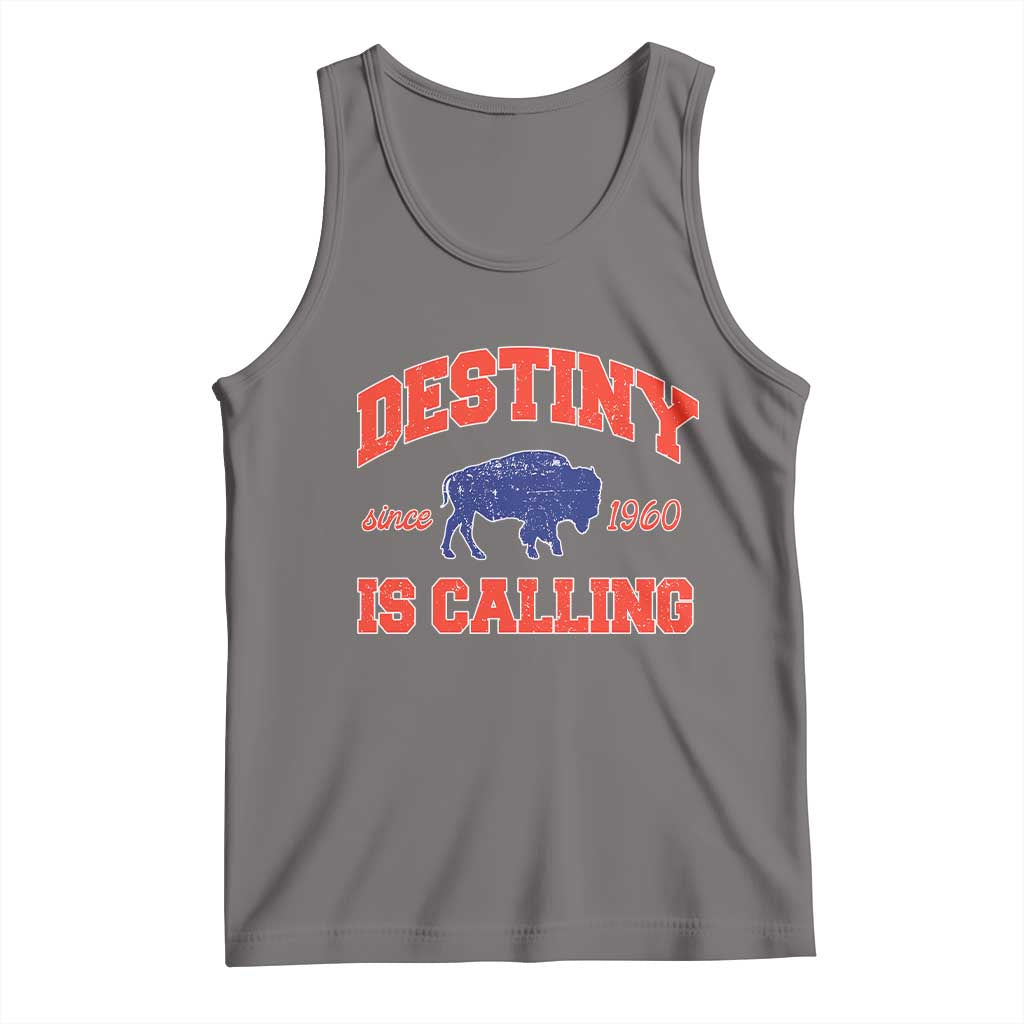 BFB Game Day Tank Top Vintage Destiny is Calling Victory Monday TS10 Deep Heather Print Your Wear