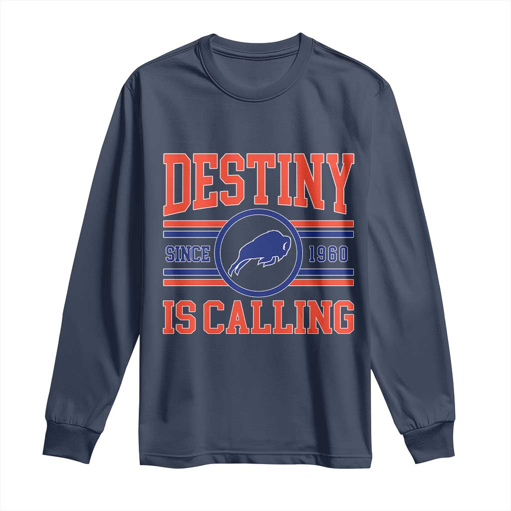 BFB Football Long Sleeve Shirt Funny Vintage 90s TS10 Navy Print Your Wear