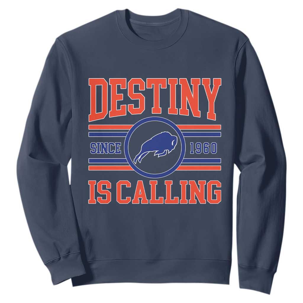 BFB Football Sweatshirt Funny Vintage 90s TS10 Navy Print Your Wear