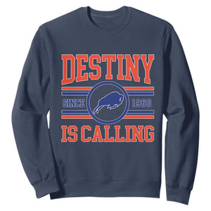 BFB Football Sweatshirt Funny Vintage 90s TS10 Navy Print Your Wear