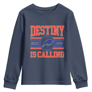 BFB Football Youth Sweatshirt Funny Vintage 90s TS10 Navy Print Your Wear