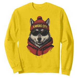 KC Game Day Sweatshirt Vintage Retro Football Mascot TS10 Daisy Print Your Wear