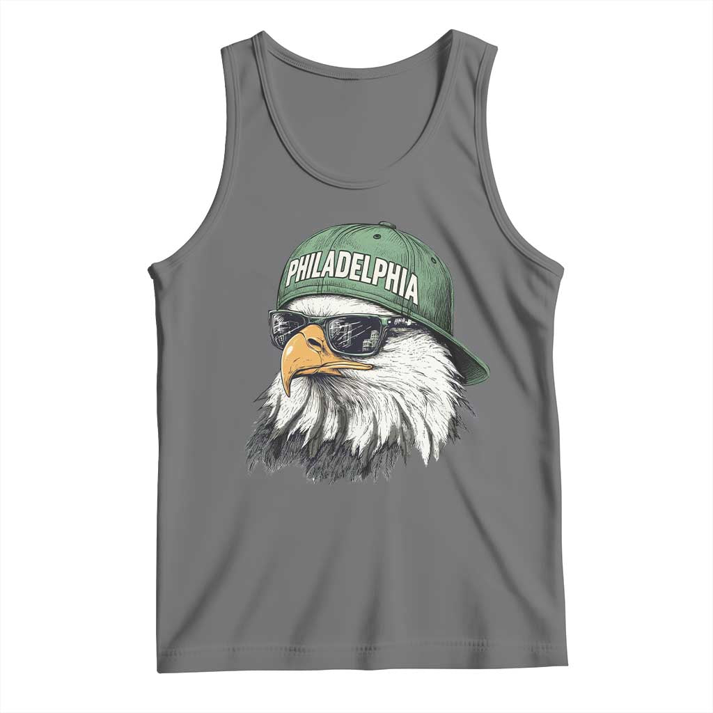 EF Game Day Tank Top Retro Sports Fan TS10 Black Heather Print Your Wear