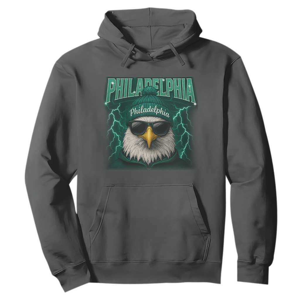 EF Game Day Hoodie Retro Bootleg Sports Fan TS10 Dark Heather Print Your Wear
