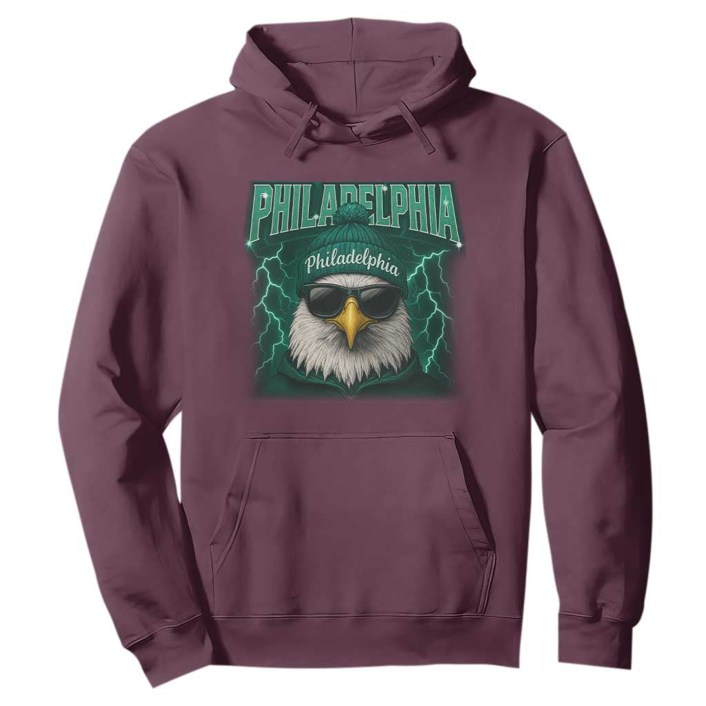 EF Game Day Hoodie Retro Bootleg Sports Fan TS10 Maroon Print Your Wear