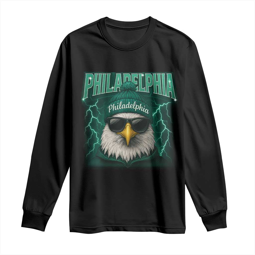 EF Game Day Long Sleeve Shirt Retro Bootleg Sports Fan TS10 Black Print Your Wear