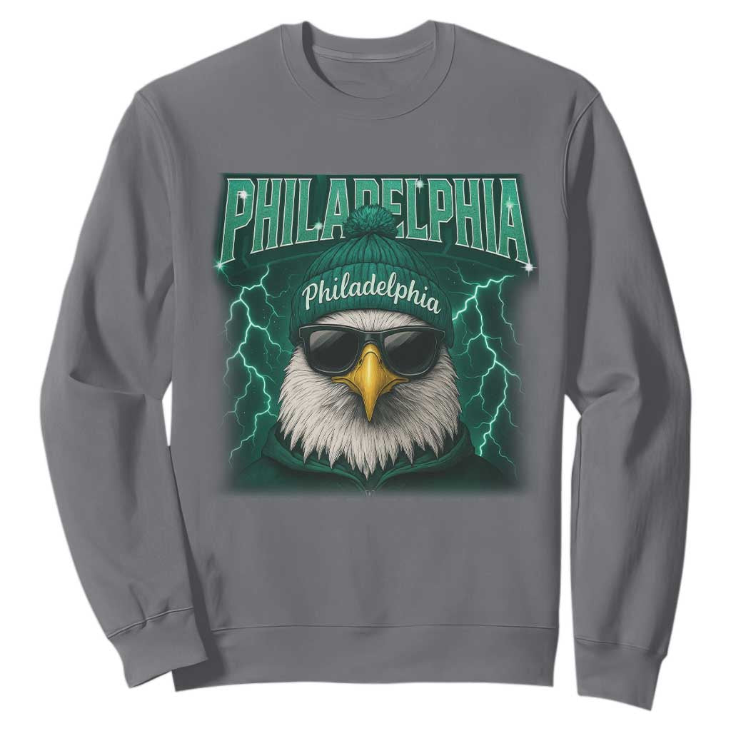 EF Game Day Sweatshirt Retro Bootleg Sports Fan TS10 Charcoal Print Your Wear