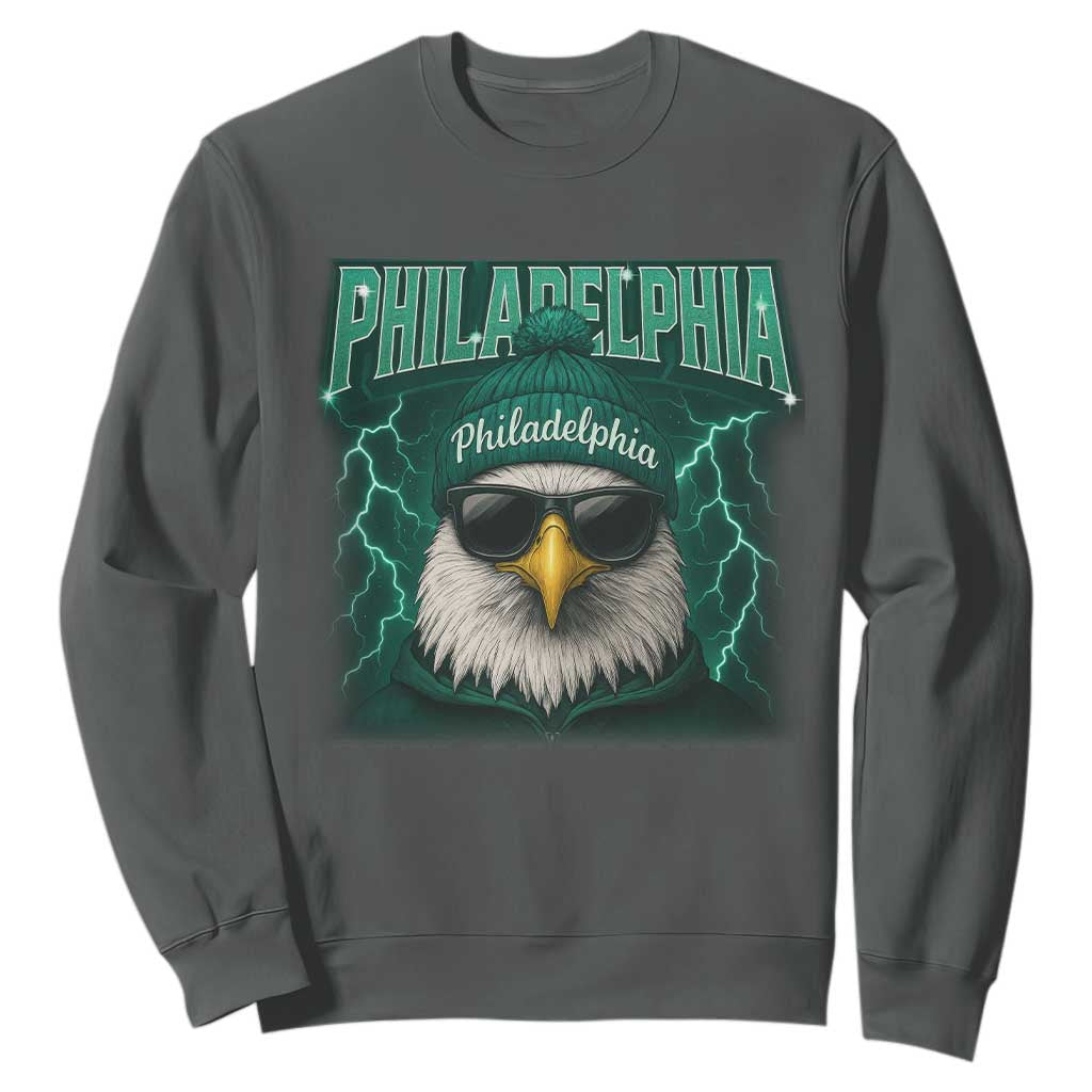 EF Game Day Sweatshirt Retro Bootleg Sports Fan TS10 Dark Heather Print Your Wear