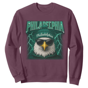 EF Game Day Sweatshirt Retro Bootleg Sports Fan TS10 Maroon Print Your Wear
