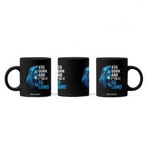LF Game Day Coffee Mug Funny 4th Down F*ck It Blue Team Sports Fan TS10 Print Your Wear