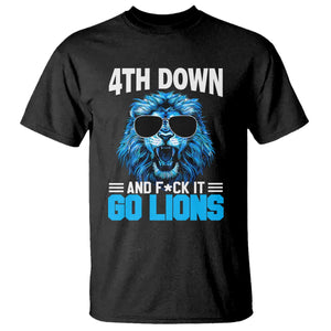 4th Down F*ck It LF T Shirt Funny Bold Game Day TS10 Black Print Your Wear