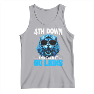 4th Down F*ck It LF Tank Top Funny Bold Game Day TS10 Athletic Heather Print Your Wear