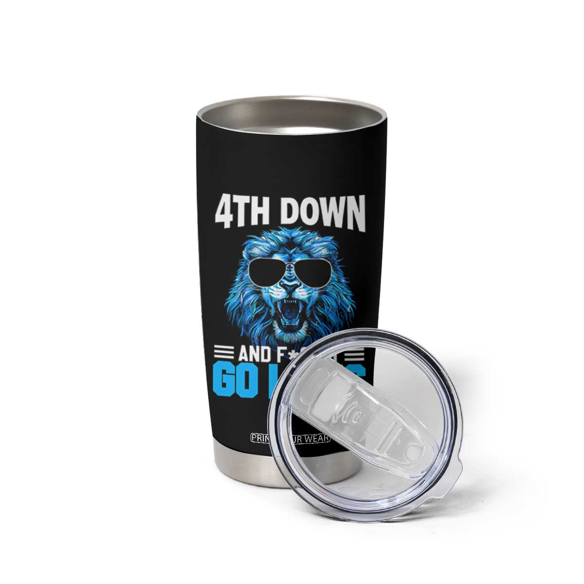 4th Down F*ck It LF Tumbler Cup Funny Bold Game Day TS10 Print Your Wear