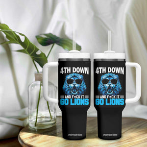 4th Down F*ck It LF Tumbler With Handle Funny Bold Game Day TS10 Print Your Wear