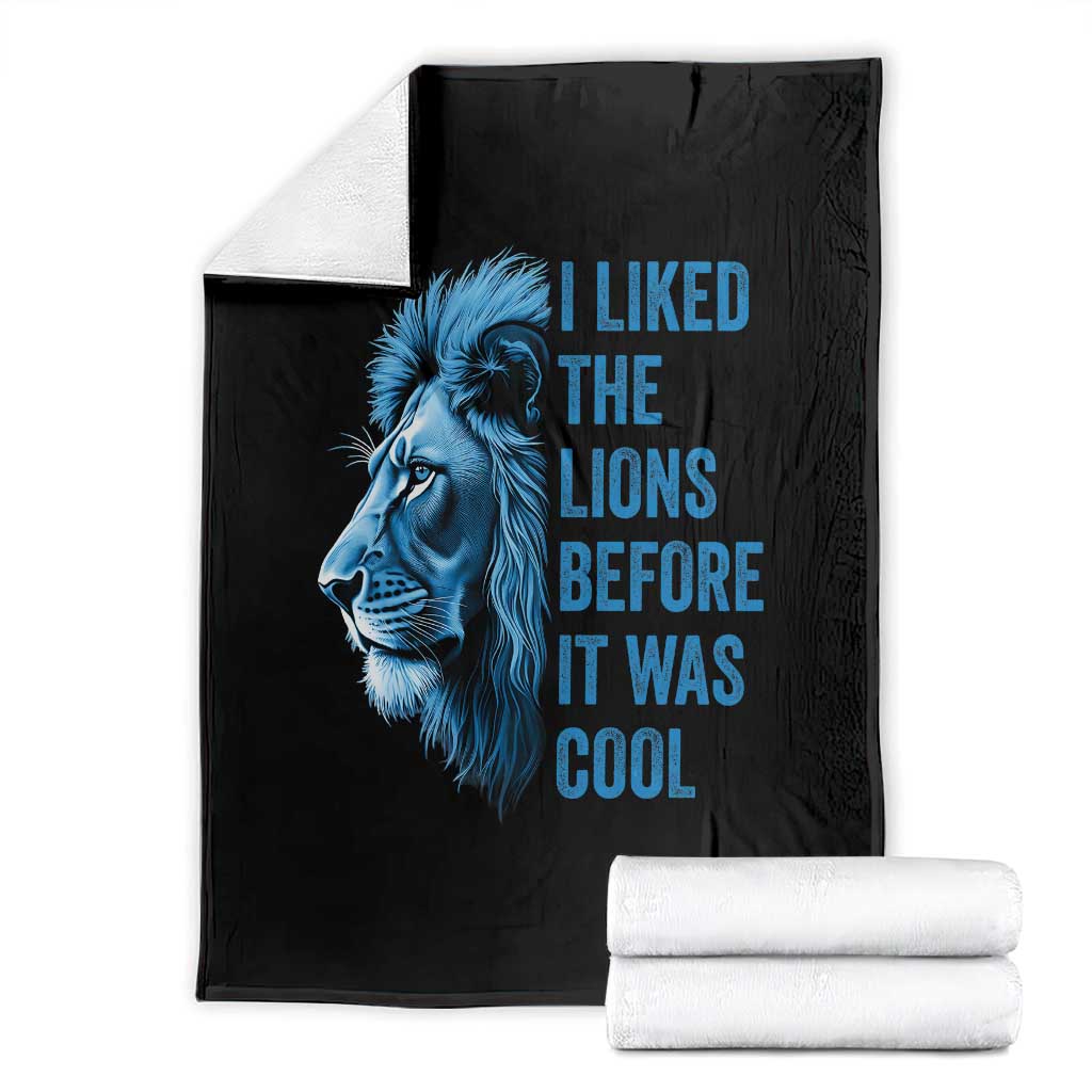 I Liked The LF Before It Was Cool Throw Blanket Vintage Rap Tee TS10 Black Print Your Wear