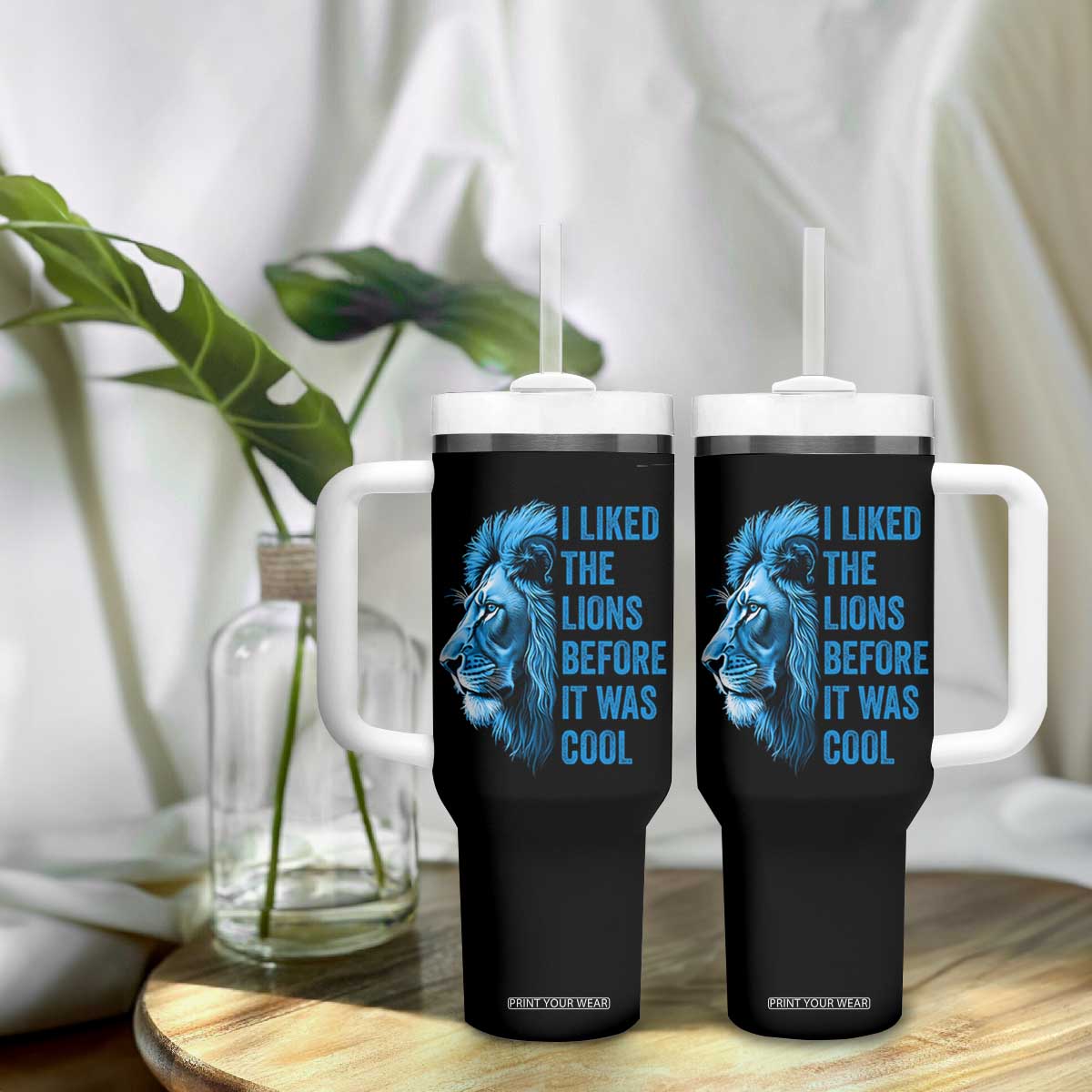 I Liked The LF Before It Was Cool Tumbler With Handle Vintage Rap Tee TS10 Print Your Wear
