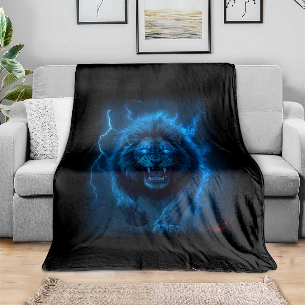 Vintage Classic Blue LF Bootleg Graphic Throw Blanket TS10 Print Your Wear