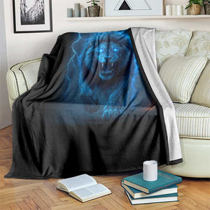 Vintage Classic Blue LF Bootleg Graphic Throw Blanket TS10 Print Your Wear