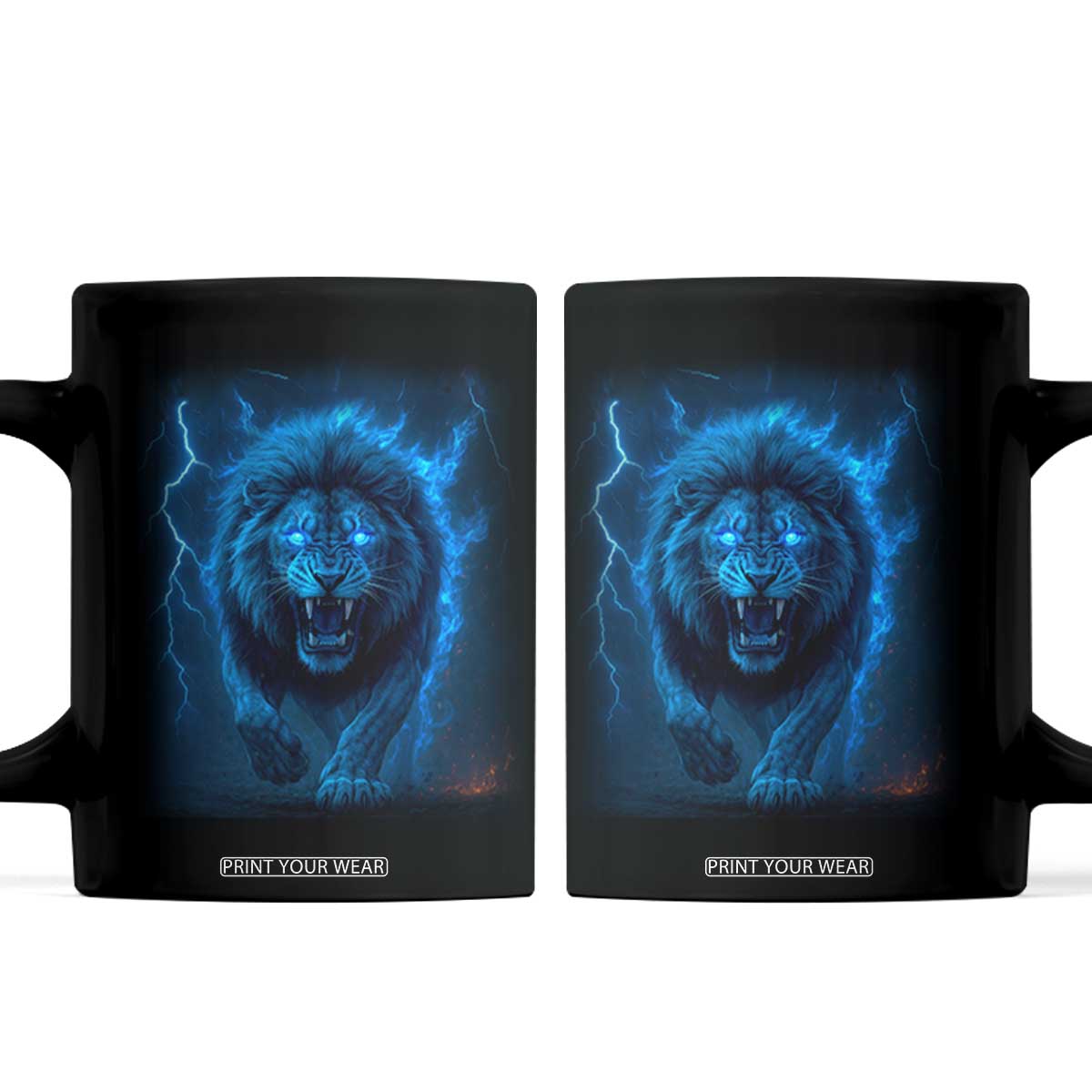 Vintage Classic Blue LF Bootleg Graphic Coffee Mug TS10 Black Print Your Wear