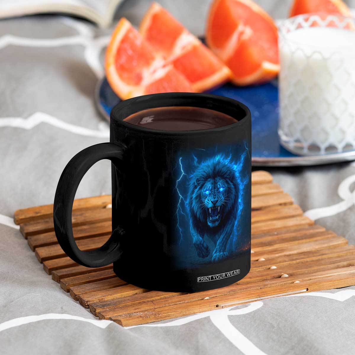 Vintage Classic Blue LF Bootleg Graphic Coffee Mug TS10 Print Your Wear