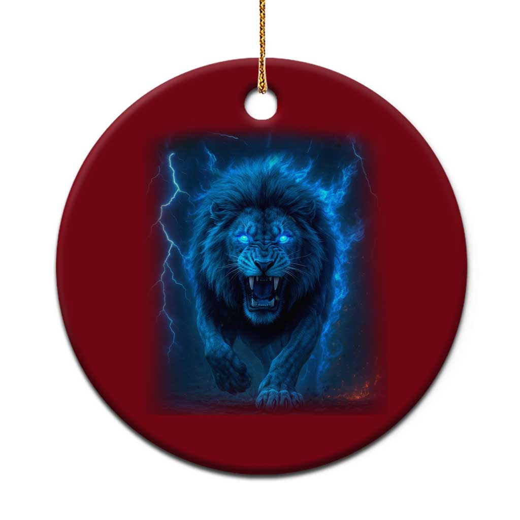 Vintage Classic Blue LF Bootleg Graphic Ceramic Ornament TS10 1pc Red Print Your Wear