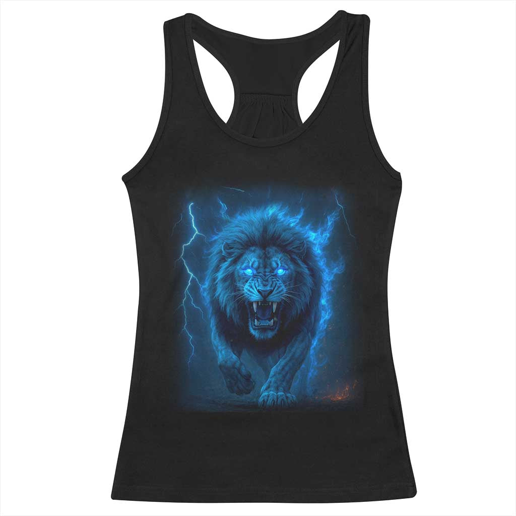 Vintage Classic Blue LF Bootleg Graphic Racerback Tank Top TS10 Black Print Your Wear