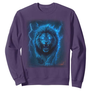Vintage Classic Blue LF Bootleg Graphic Sweatshirt TS10 Purple Print Your Wear