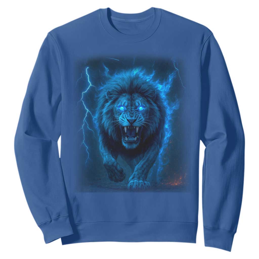 Vintage Classic Blue LF Bootleg Graphic Sweatshirt TS10 Royal Blue Print Your Wear