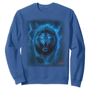 Vintage Classic Blue LF Bootleg Graphic Sweatshirt TS10 Royal Blue Print Your Wear