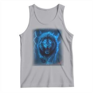 Vintage Classic Blue LF Bootleg Graphic Tank Top TS10 Athletic Heather Print Your Wear