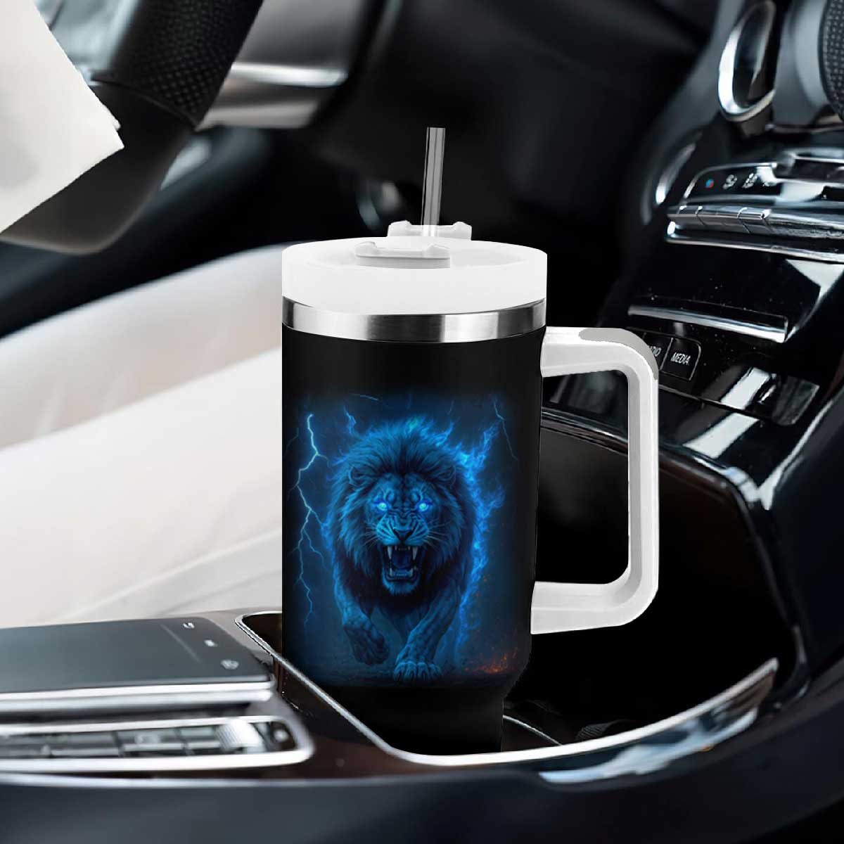 Vintage Classic Blue LF Bootleg Graphic Tumbler With Handle TS10 Print Your Wear