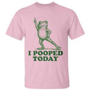 Funny I Pooped Today Frog Meme T Shirt Humor Bathroom Gag Gift